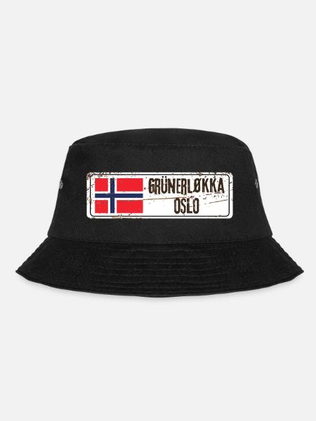 Grunerlokka Oslo - Bucket Hat - Schwarz