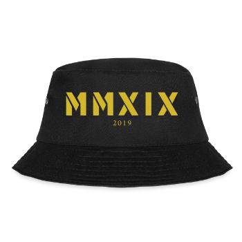 Roman numeral year of birth Made in 2019 - Bucket Hat - black - Front - Lela (165cm)