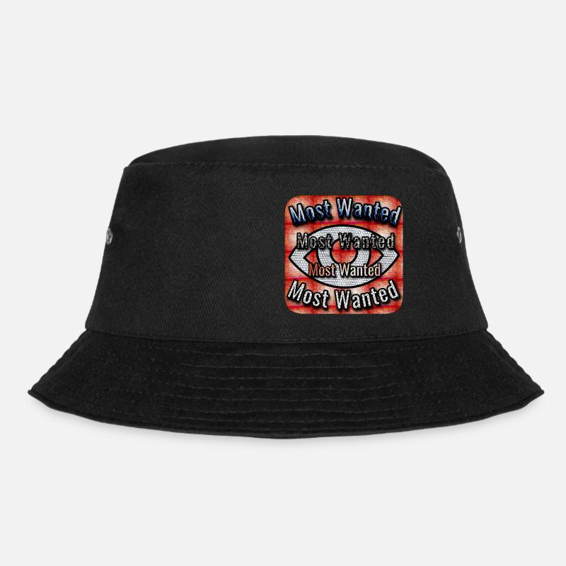 Most Wanted - Bucket Hat - Schwarz
