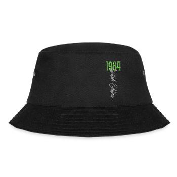 1984 Vintage anniversaire drôles dictons - Bob - noir - Devant - Lela (165cm)