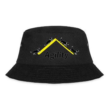Agility 4x Border Collie - Bucket Hat - black - Front - Lela (165cm)