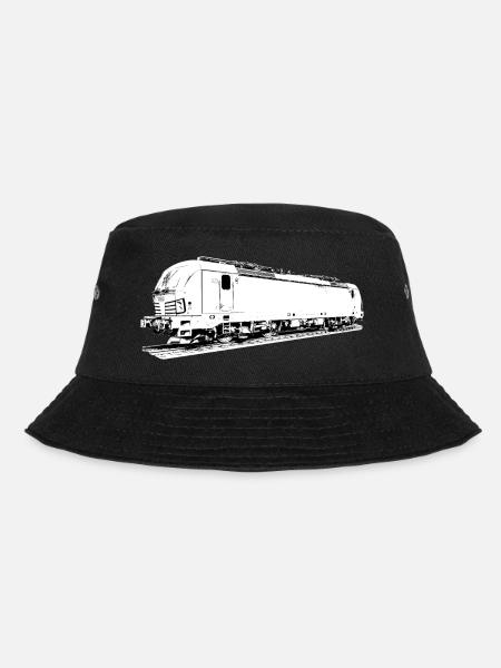 E-Lokomotive - Bucket Hat - Schwarz
