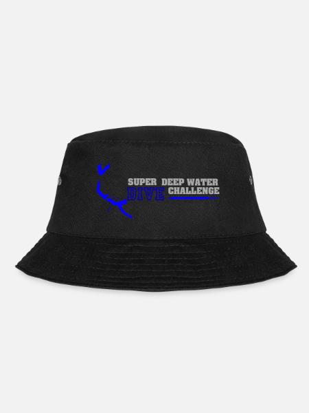 Tauchen - Logo - Bucket Hat - Schwarz