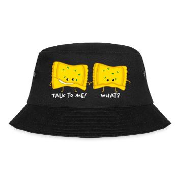 Maultaschen Paare b - Bucket Hat - Schwarz - Vorne - Lela (165cm)