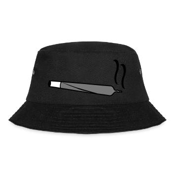 cannabis joint - Bucket Hat - black - Front - Lela (165cm)