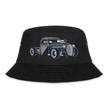 Rockabilly Rockabella Vintage 1950 rock Rockabully - Bucket Hat - Schwarz - Vorne - Lela (165cm)