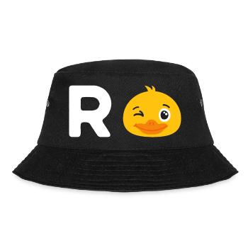 Rente Ente Ruhestand Pension Frührente Geschenk - Bucket Hat - Schwarz - Vorne - Lela (165cm)