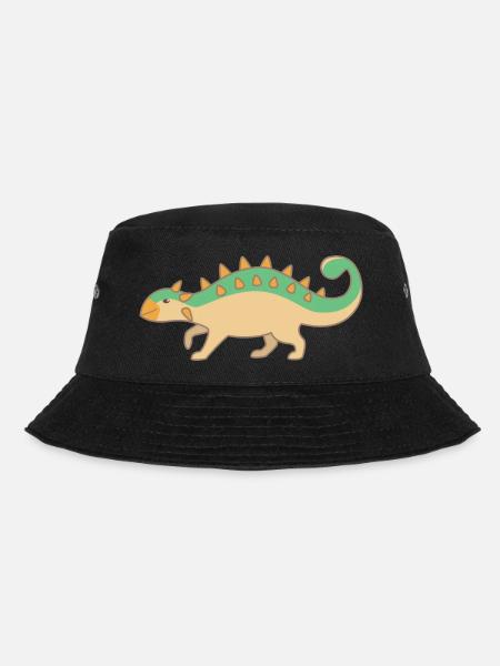 Ankylosaurus - Bucket Hat - Schwarz