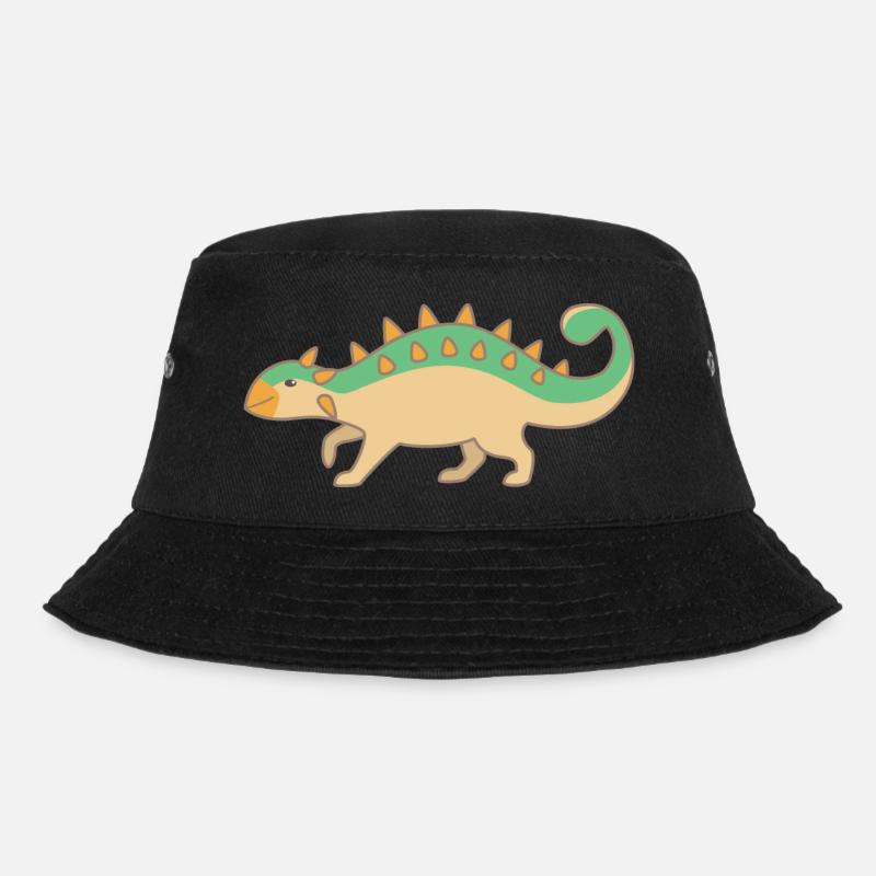 Ankylosaurus - Bucket Hat - Schwarz