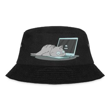 Sleeping cat home office - Bob - noir - Devant - Lela (165cm)