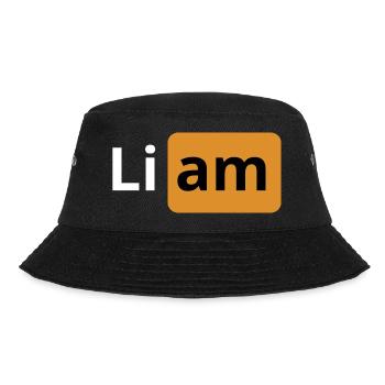 Gift for Liam | | porn logo gift beauf - Bucket Hat - black - Front - Lela (165cm)