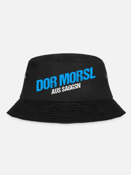 Der Marcel aus Sachsen - Bucket Hat - Schwarz