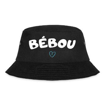 cadeau fete des peres pour bébou - Bob - noir - Devant - Lela (165cm)