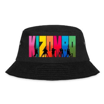 Kizomba Farbe v1 - Bucket Hat - Schwarz - Vorne - Lela (165cm)