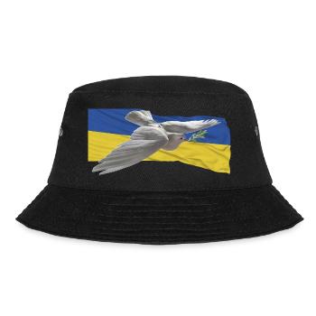Peace Ukraine - Bucket Hat - black - Front - Lela (165cm)
