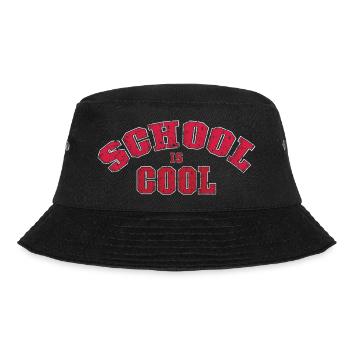 School is cool - Bucket Hat - black - Front - Lela (165cm)