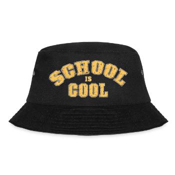 School is cool - Bucket Hat - black - Front - Lela (165cm)