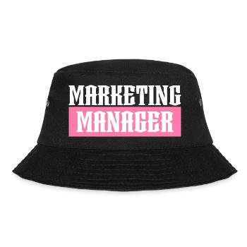 Marketing Manager tshirt rose noir - Bob - noir - Devant - Lela (165cm)