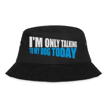 only talking to dog - Bucket Hat - black - Front - Lela (165cm)