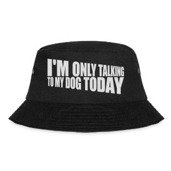 only talking to dog - Bucket Hat - black - Front - Lela (165cm)