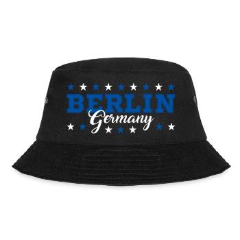 Berlin - Bucket Hat - Schwarz - Vorne - Lela (165cm)