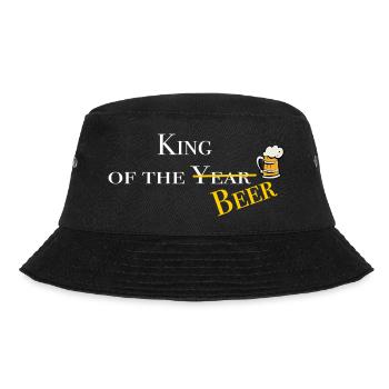 King of the Beer - Bucket Hat - Schwarz - Vorne - Lela (165cm)