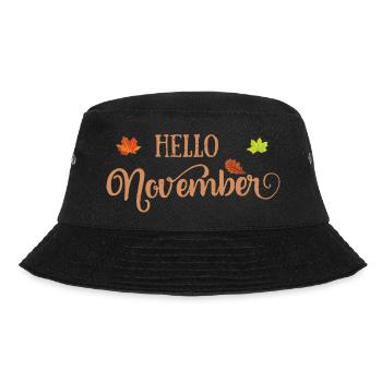 Hello november bonjour novembre nature saison - Bob - noir - Devant - Lela (165cm)