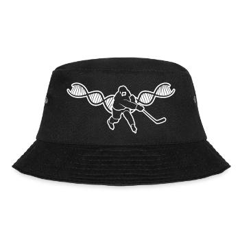 Eishockeyteam Geschenk Eishockey Wintersport - Bucket Hat - Schwarz - Vorne - Lela (165cm)