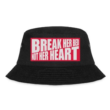break her bed quote - Bucket Hat - black - Front - Lela (165cm)