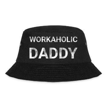 Workaholic Daddy - Bucket Hat - black - Front - Lela (165cm)