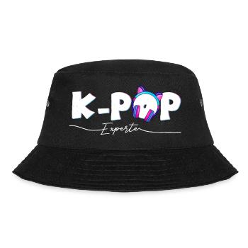 K-Pop Experte Koreanische Popmusik Kpop - Bucket Hat - Schwarz - Vorne - Lela (165cm)