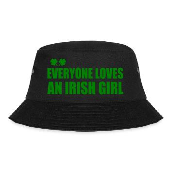 Everyone loves an irish girl - Bucket Hat - black - Front - Lela (165cm)