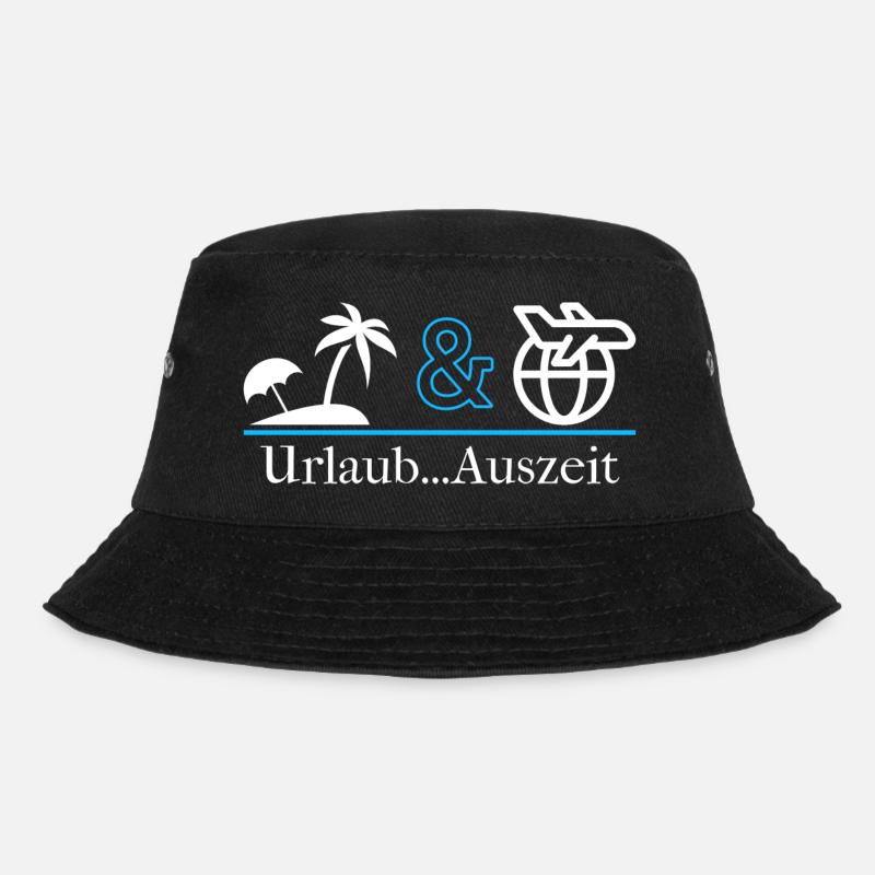 Urlaub - Bucket Hat - Schwarz