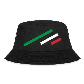 Italy Stripe - Bucket Hat - black - Front - Lela (165cm)
