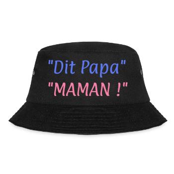 Dit papa MAMAN ! - Bob - noir - Devant - Lela (165cm)