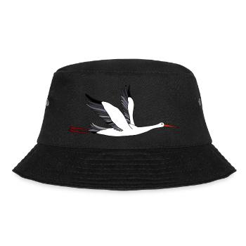 Storch - Bucket Hat - Schwarz - Vorne - Lela (165cm)