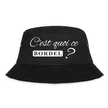 C'est quoi ce bordel ? - Bob - noir - Devant - Lela (165cm)
