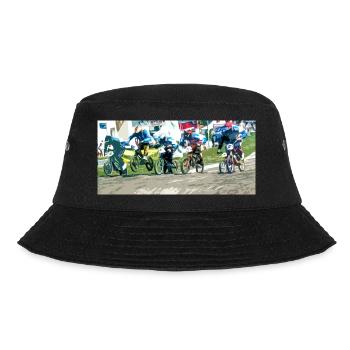 BMX-Rennen - Bucket Hat - Schwarz - Vorne - Lela (165cm)