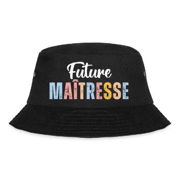 Future maîtresse cadeau pour maitresse d' école - Bob - noir - Devant - Lela (165cm)