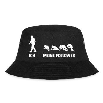 Die meisten Chamäleons haben Besitzer - Bucket Hat - Schwarz - Vorne - Lela (165cm)