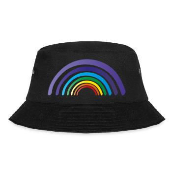 rainbow chakren - Bucket Hat - Schwarz - Vorne - Lela (165cm)