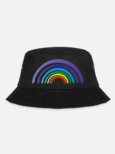 rainbow chakren - Bucket Hat - Schwarz