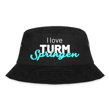 i love turmspringen - Bucket Hat - Schwarz - Vorne - Lela (165cm)