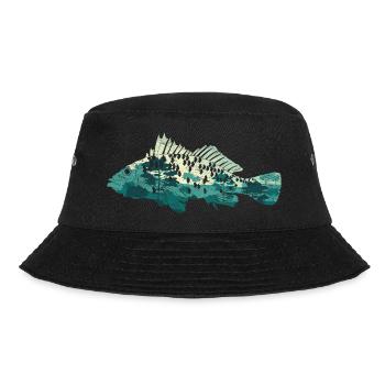 Nature Pêche Forêt Pêche Arbres Cadeau Poisson - Bob - noir - Devant - Lela (165cm)