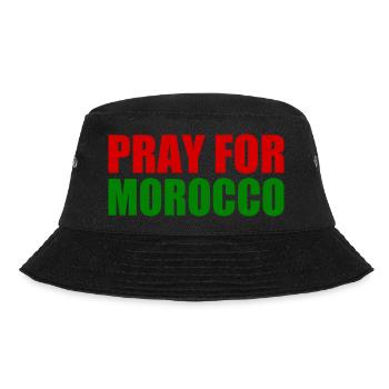 Pray for morocco - Bucket Hat - black - Front - Lela (165cm)