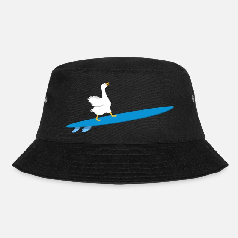 Fun Surfer Goose Planche de surf Surf Duck Surf Geese - Bob - noir