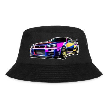 Jdm / Tuning / Turbocharger / Rims / Chiptuning - Bucket Hat - black - Front - Lela (165cm)