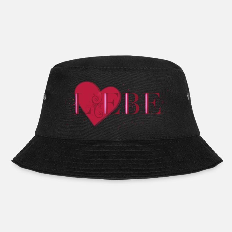 Liebe - Bucket Hat - Schwarz