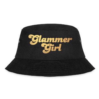 Glammer Girl Gold Cool Quotes Luxury Exclusive - Bucket Hat - black - Front - Lela (165cm)