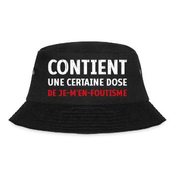 Contient une certaine dose de je-m’en-foutisme - Bob - noir - Devant - Lela (165cm)